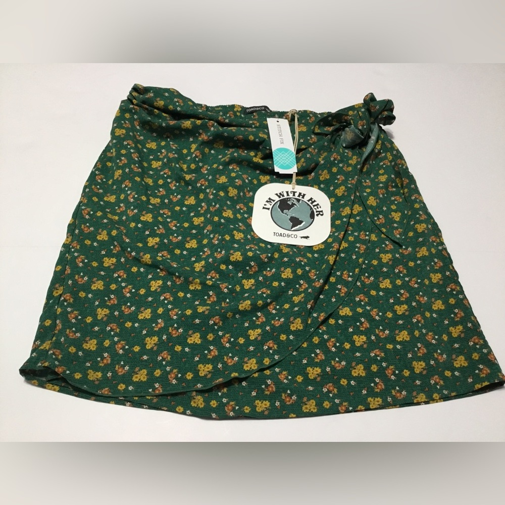 TOAD&CO Sunkissed Wrap Skirt. Size S